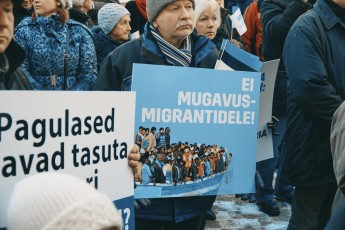 ÜRO migratsioonileppe vastane meeleavaldus